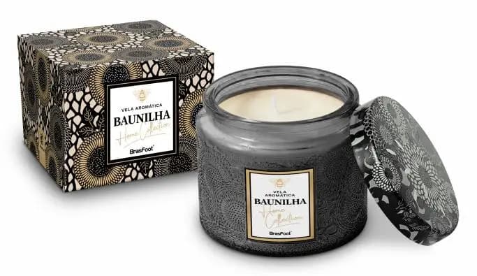 VELA AROMATICA LATA BAUNILHA