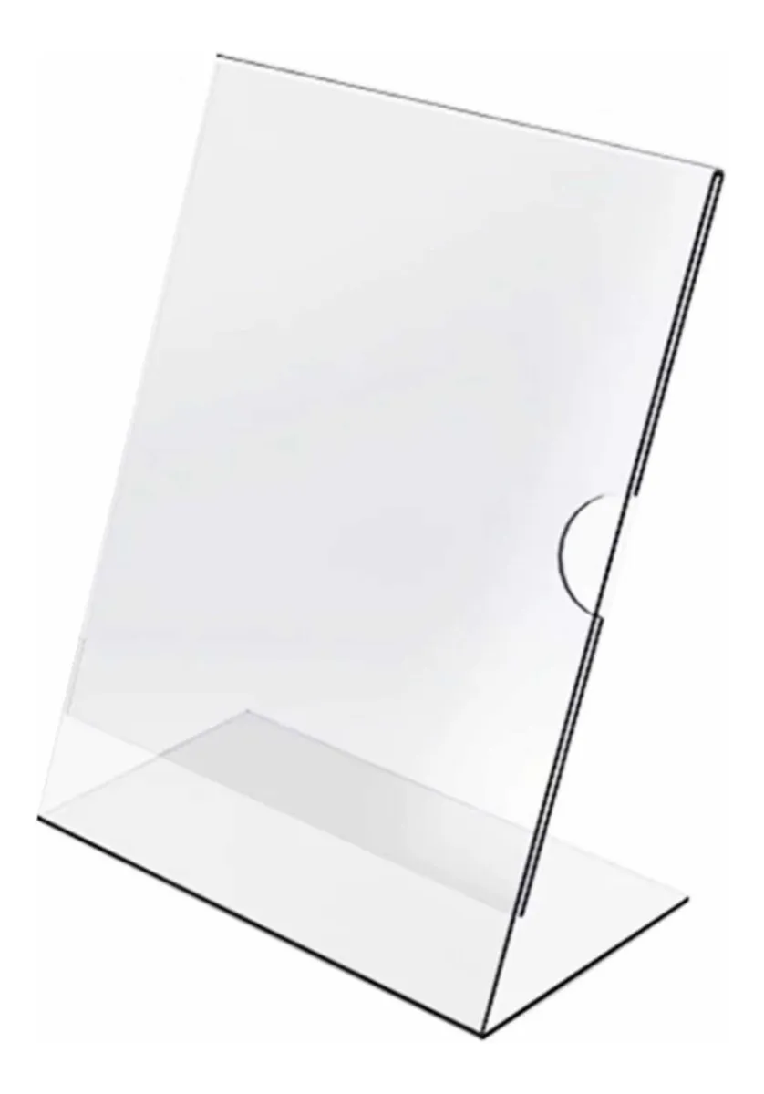 Display Duplo A4 Cristal de Mesa Radex